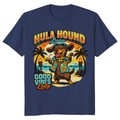 Hula Hound Retro Hawaiian Dachshund Graphic Cute Gifts for Men Women Boy Kids T-Shirt