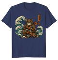 Shinobi Of The Surging Tide Ukiyo-e Ninja Cat T-Shirt Artful Gifts for Men Women Boy Kids T-Shirt