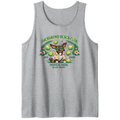 Collegiate Dachshund Tank Top Tropical Panic Preppy Beach Club Summer Vacation, Novelty Gifts for Men Women Boy Kids Tank Top