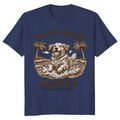 Vintage Golden Retriever Surf Club Beach Tee Sunny Gifts for Men Women Boy Kids T-Shirt