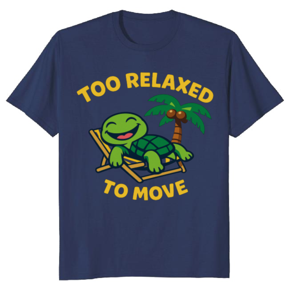 Goofy Turtle Vacation T-Shirt For Beach Days Relaxed Gifts for Men Women Boy Kids T-Shirt