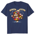 Snow Ballet Kitten T-Shirt Cute Ski Cat Illustration Adorable Gifts for Men Women Boy Kids T-Shirt