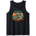 Chunky Bulldog Surf Tank Top Vintage Summer Graphic Cute Gifts for Men Women Boy Kids Tank Top