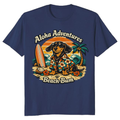 Aloha Adventures Retro 70s Hawaiian Dachshund Tee Novelty Gifts for Men Women Boy Kids T-Shirt