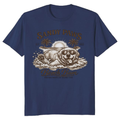 Golden Retriever Beach Graphic Tee Vintage Gifts for Men Women Boy Kids T-Shirt