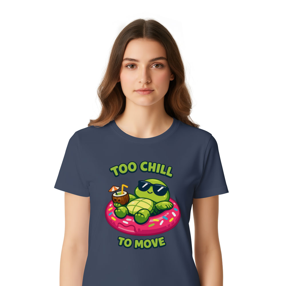 Chubby Sea Turtle T-Shirt Vacation Vibes Chill Gifts for Men Women Boy Kids T-Shirt