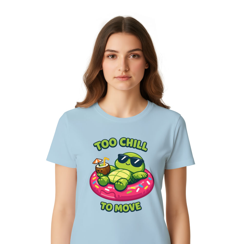 Chubby Sea Turtle T-Shirt Vacation Vibes Chill Gifts for Men Women Boy Kids T-Shirt