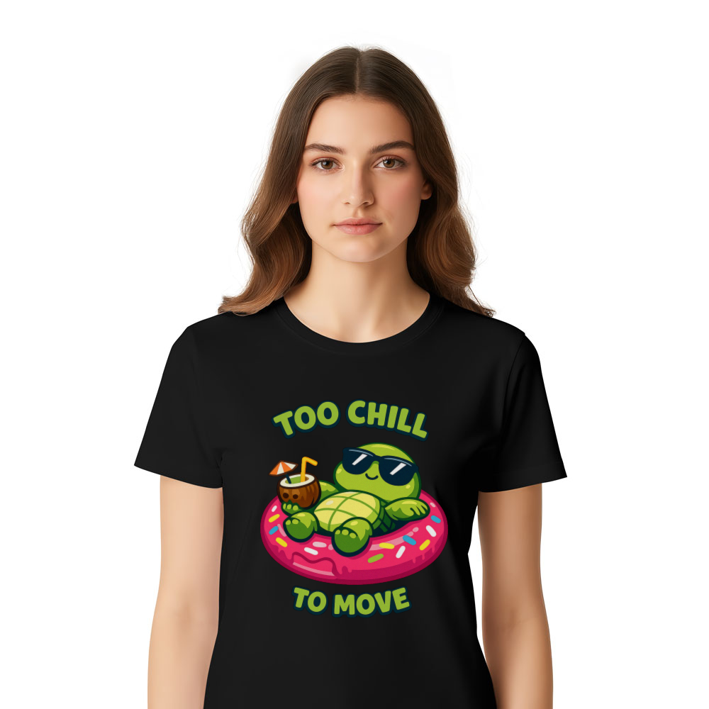 Chubby Sea Turtle T-Shirt Vacation Vibes Chill Gifts for Men Women Boy Kids T-Shirt