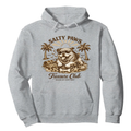Ink5pire Threads Salty Paws Treasure Club Vintage Bulldog Hoodie Beach Digging Design Cute Gifts for Men Women Boy Kids Pull Over Hoodie