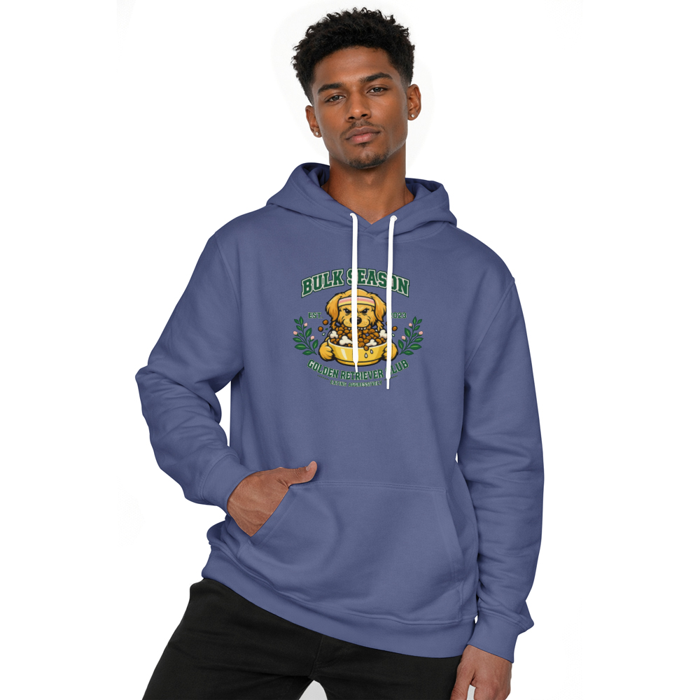 Golden Retriever Preppy Bulk Hoodie Funny Gifts for Men Women Boy Kids Pull Over Hoodie