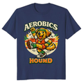 Retro Aerobics Golden Retriever T-Shirt Vintage Mascot Playful Gifts for Men Women Boy Kids T-Shirt