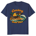 70s Surf Dachshund Graphic Tee Long Dog Longboard Retro Gifts for Men Women Boy Kids T-Shirt
