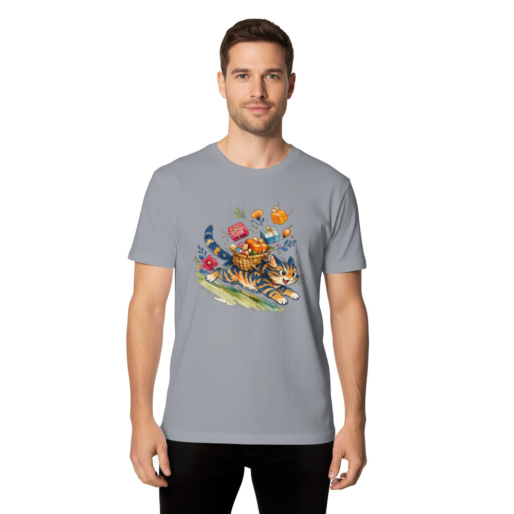 Surreal Tabby Cat T-Shirt Dreamy Gifts for Men Women Boy Kids T-Shirt