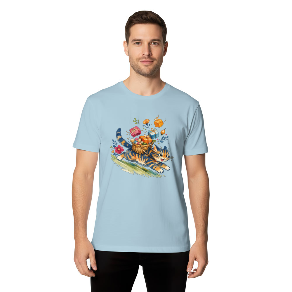 Surreal Tabby Cat T-Shirt Dreamy Gifts for Men Women Boy Kids T-Shirt