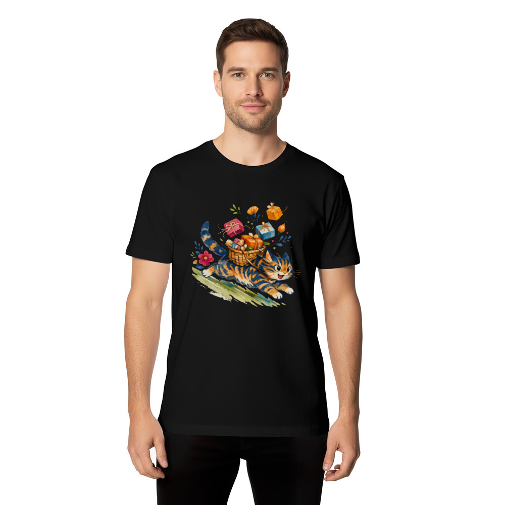 Surreal Tabby Cat T-Shirt Dreamy Gifts for Men Women Boy Kids T-Shirt