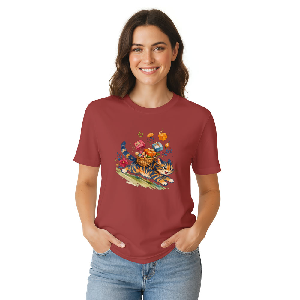 Surreal Tabby Cat T-Shirt Dreamy Gifts for Men Women Boy Kids T-Shirt