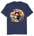 Ukiyo-e Otaku Cat T-Shirt For Anime Fans Vintage Gifts for Men Women Boy Kids T-Shirt