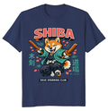 Shiba Samurai T-Shirt Retro Bokken Sparring Design Playful Gifts for Men Women Boy Kids T-Shirt