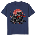 Vintage Sumi E Ninja Cat T-Shirt Playful Gifts for Men Women Boy Kids T-Shirt
