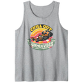 Groovy Doxie Retro Dachshund Tank Top Cute Gifts for Men Women Boy Kids Tank Top