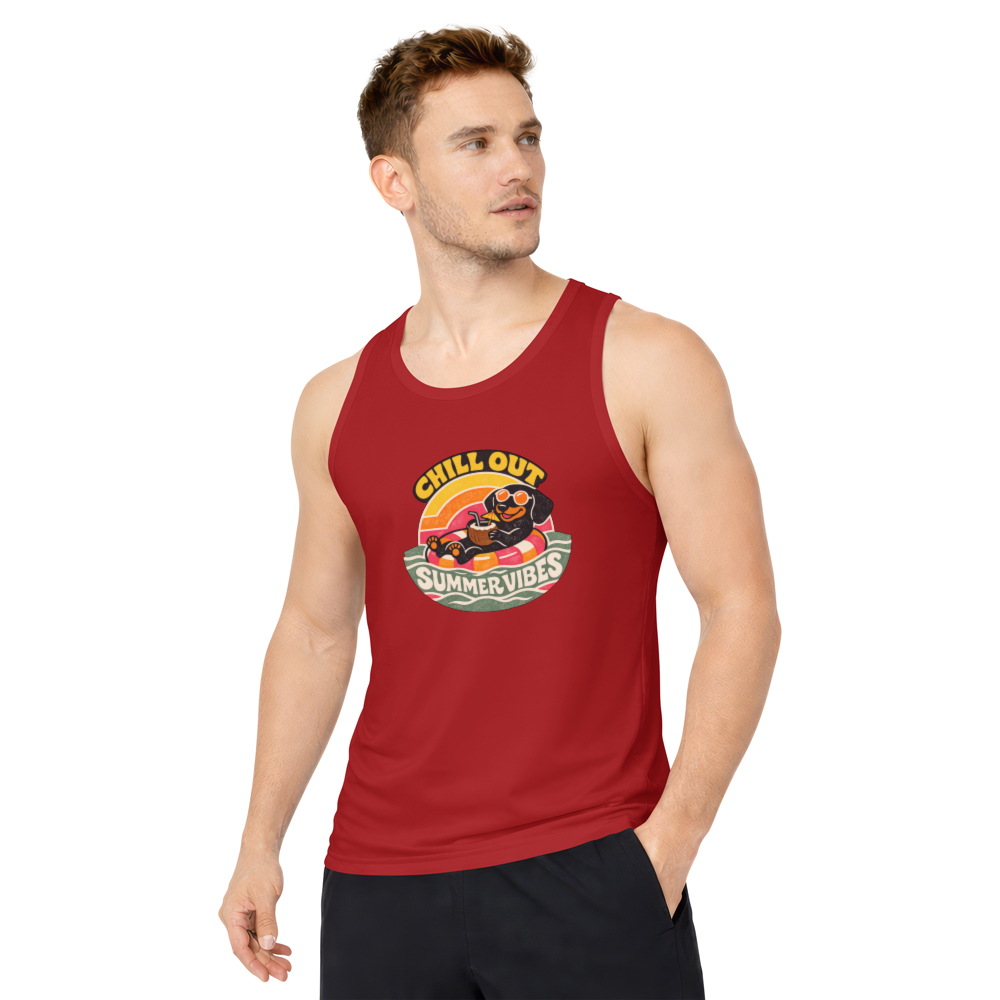 Groovy Doxie Retro Dachshund Tank Top Cute Gifts for Men Women Boy Kids Tank Top