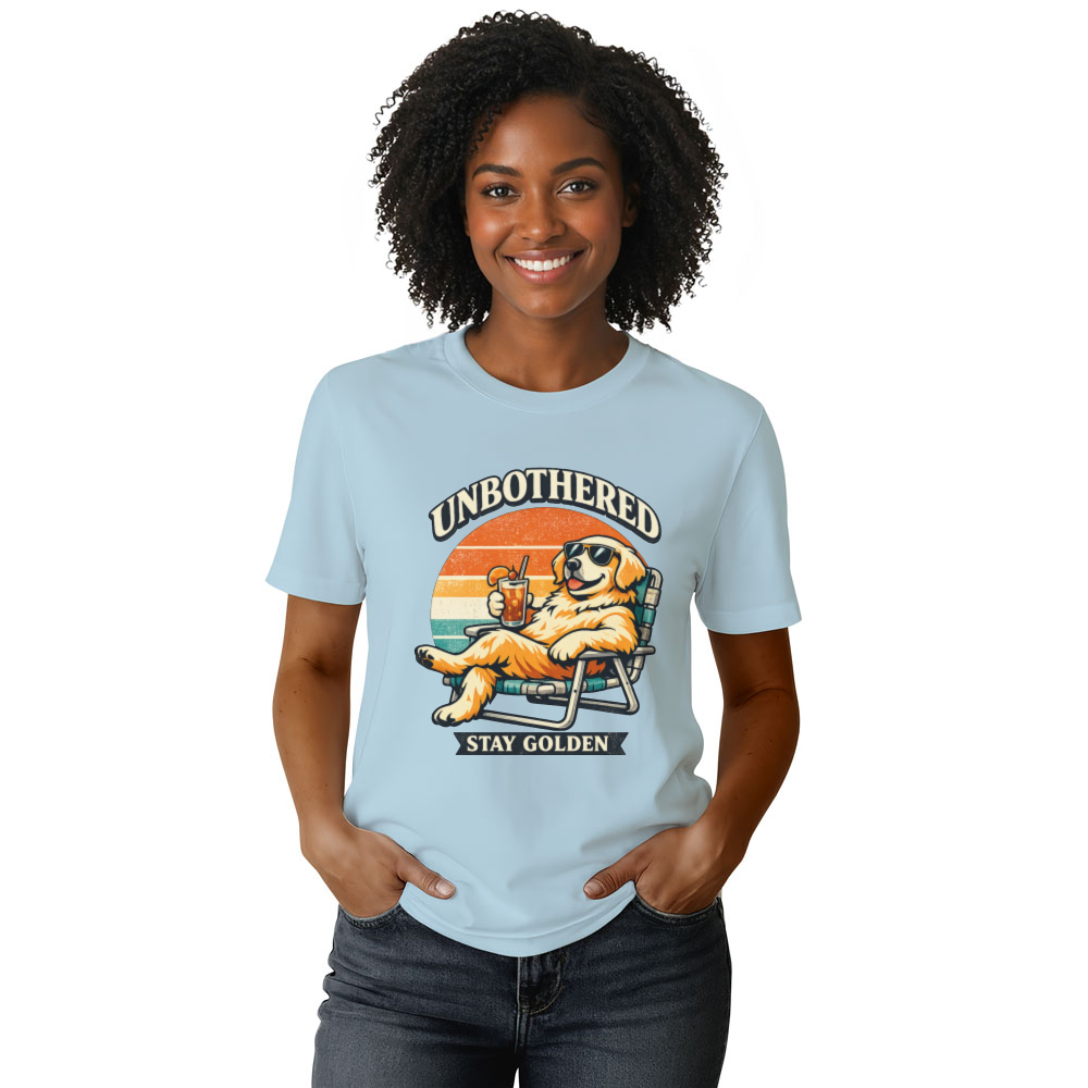 Retro Golden Retriever T-Shirt For Relaxed Days Vintage Gifts for Men Women Boy Kids T-Shirt