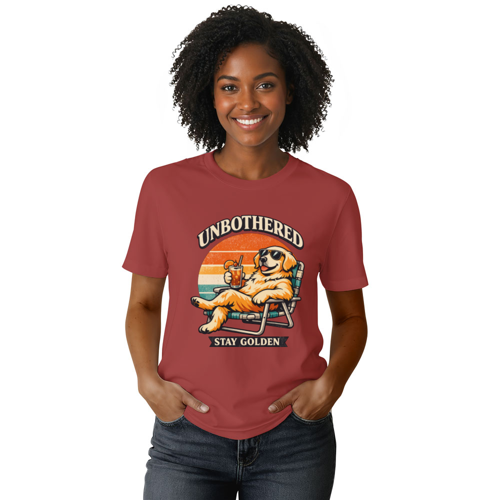Retro Golden Retriever T-Shirt For Relaxed Days Vintage Gifts for Men Women Boy Kids T-Shirt