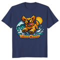 Golden Retriever Wave Chaser Beach Tee Cute Gifts for Men Women Boy Kids T-Shirt