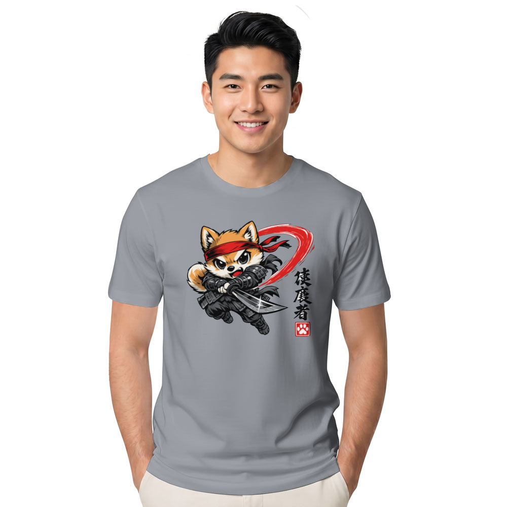 Crimson Slash Chibi Shiba Samurai Epic Gifts for Men Women Boy Kids T-Shirt