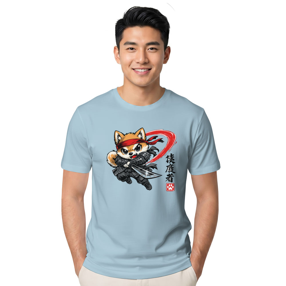 Crimson Slash Chibi Shiba Samurai Epic Gifts for Men Women Boy Kids T-Shirt