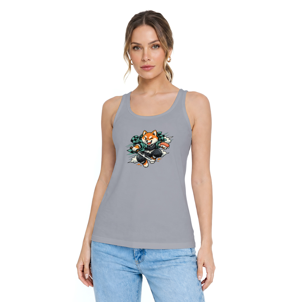 Shiba Samurai Retro Ninja Tanktop For Sneaky Dog Lovers Playful Gifts for Men Women Boy Kids Tanktop