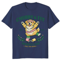 Chubby Golden Retriever Aerobics Club Retro Preppy Dog Graphic Tee Pastel Fitness Design Funny Gifts for Men Women Boy Kids T-Shirt