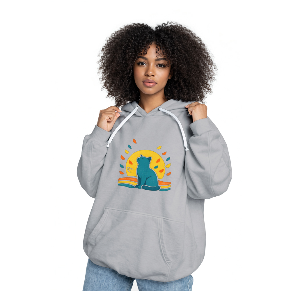 Retro Dreaming Cat Hoodie Cozy Gifts for Men Women Boy Kids Pull over hoodie