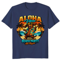 Dancing Dachshund in Hawaiian Shirt Retro Beach Party Graphic Tee Novelty Gifts for Men Women Boy Kids T-Shirt
