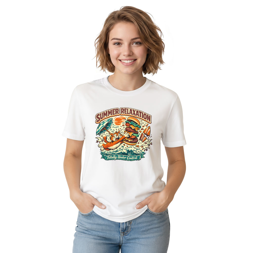 Totally Under Control Chaotic Cat Retro Summer Graphic Tee Funny Gifts for Men Women Boy Kids T-Shirt