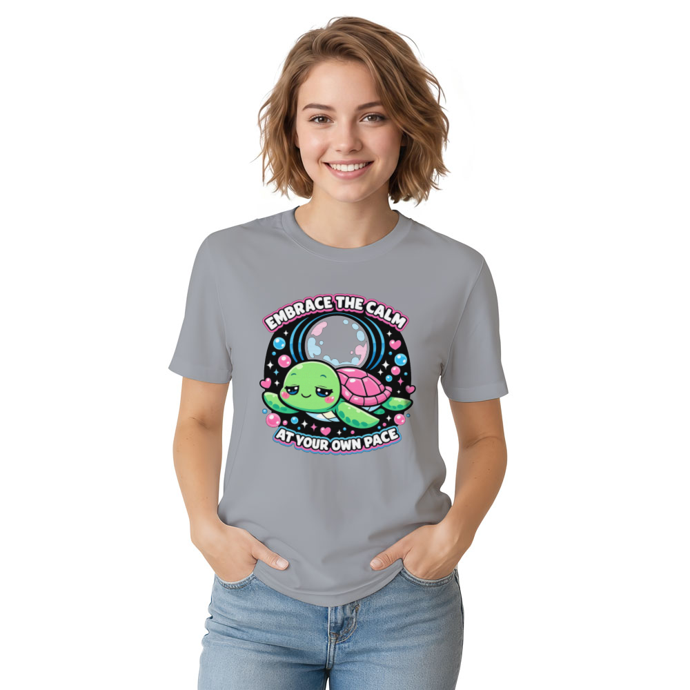 Kawaii Moonlit Dream Turtle T-Shirt Cute Gifts for Men Women Boy Kids T-Shirt