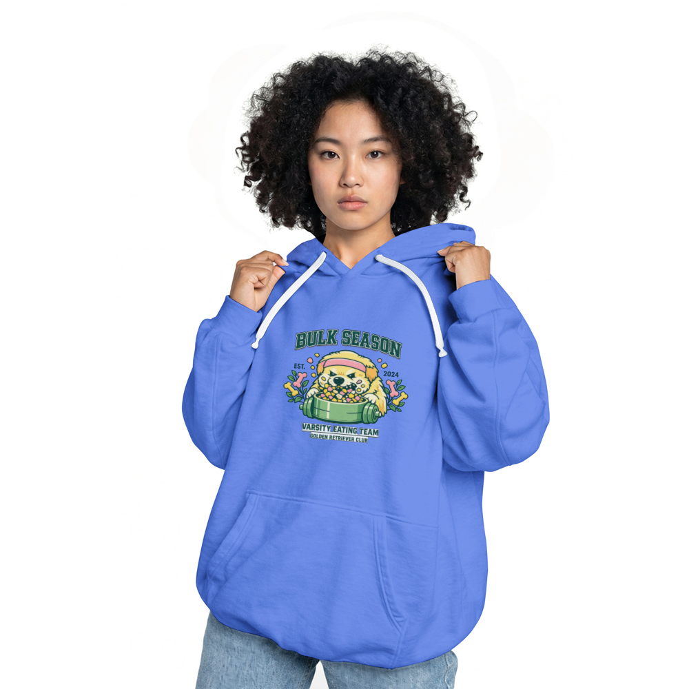 Bulk Season Golden Retriever Varsity Eating Team Hoodie, Pastel Gym Meme Pullover Funny Gifts for Men Women Boy Kids Pull Over Hoodie