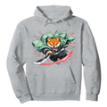 Shiba Sneak Attack Samurai Hoodie Cinematic Retro Vaporwave Streetwear Seafoam Accents Cool Gifts for Men Women Boy Kids Pull Over Hoodie