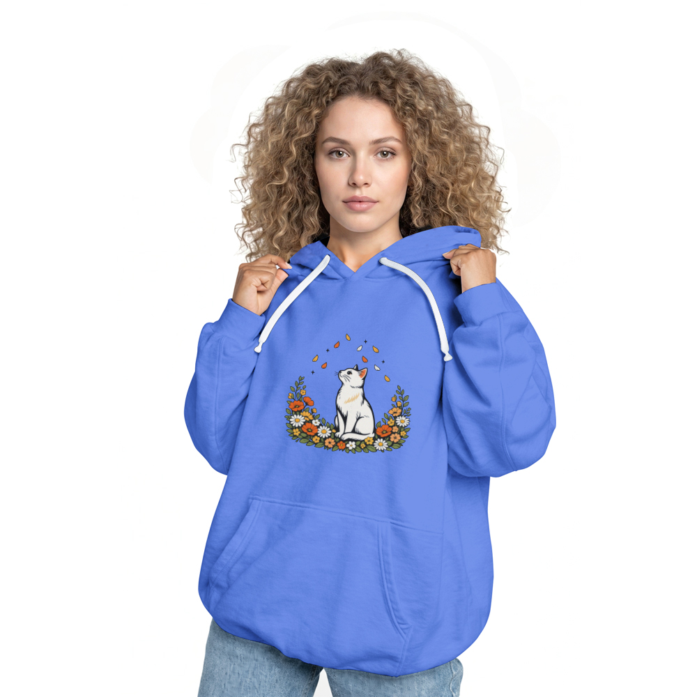 Boho Cat Pullover Hoodie For Calm Cat Lovers Serene Gifts For Men Women Boy Kids Pull Over Hoodie