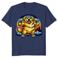 Retro 80s Golden Retriever Gym T-Shirt Wholesome Gifts for Men Women Boy Kids T-Shirt