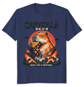 Capyzilla Vintage Kaiju Capybara Burnout Humor Quirky Gifts for Men Women Boy Kids T-Shirt