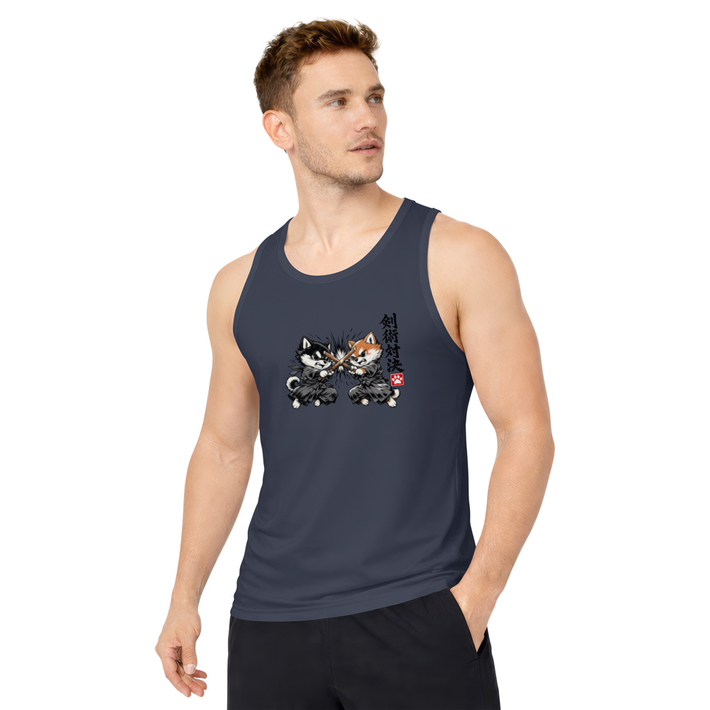 Chibi Shiba Samurai Graphic Tanktop Epic Gifts for Men Women Boy Kids Tanktop - Unisex