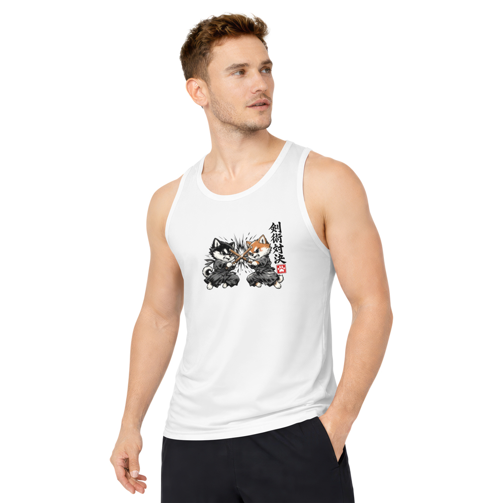 Chibi Shiba Samurai Graphic Tanktop Epic Gifts for Men Women Boy Kids Tanktop - Unisex