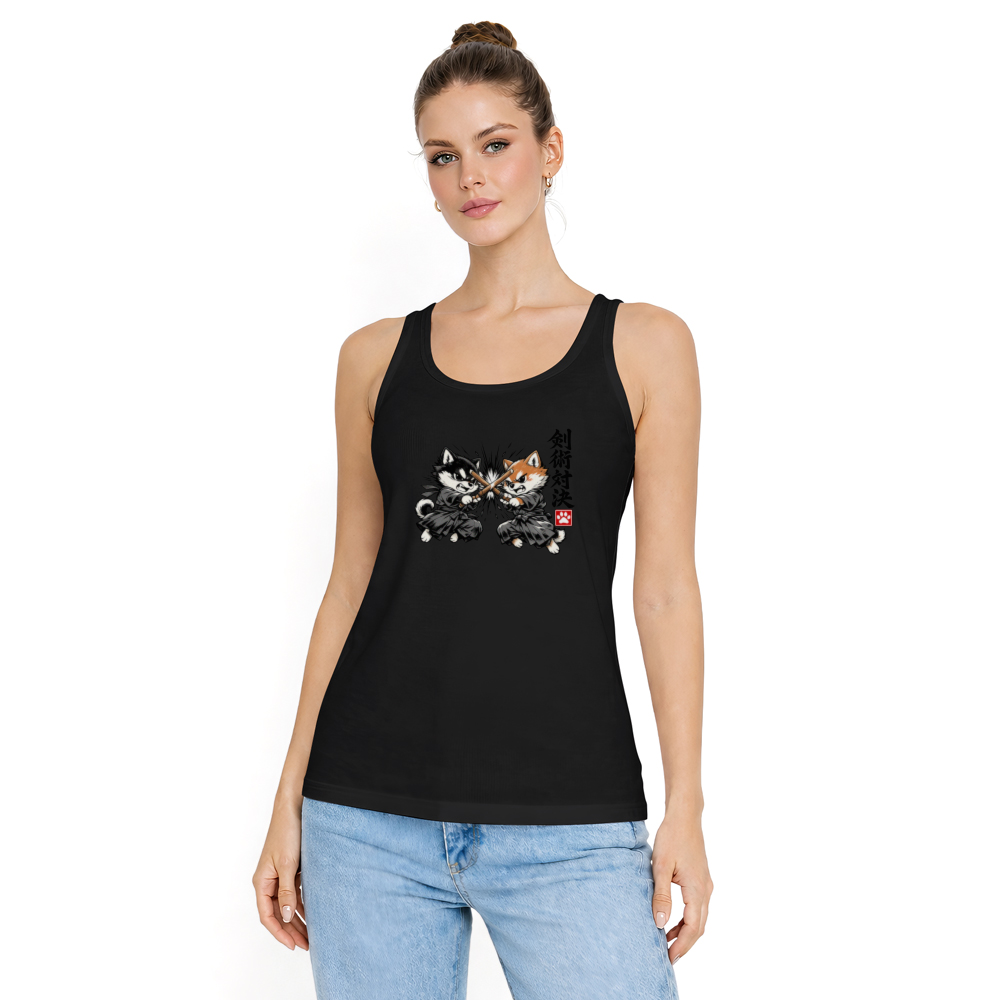 Chibi Shiba Samurai Graphic Tanktop Epic Gifts for Men Women Boy Kids Tanktop - Unisex
