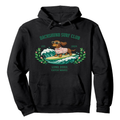 Dachshund Surf Club Pastel Collegiate Pullover Hoodie Surfing Doxie Graphic Cute Gifts for Men Women Boy Kids Pull Over Hoodie