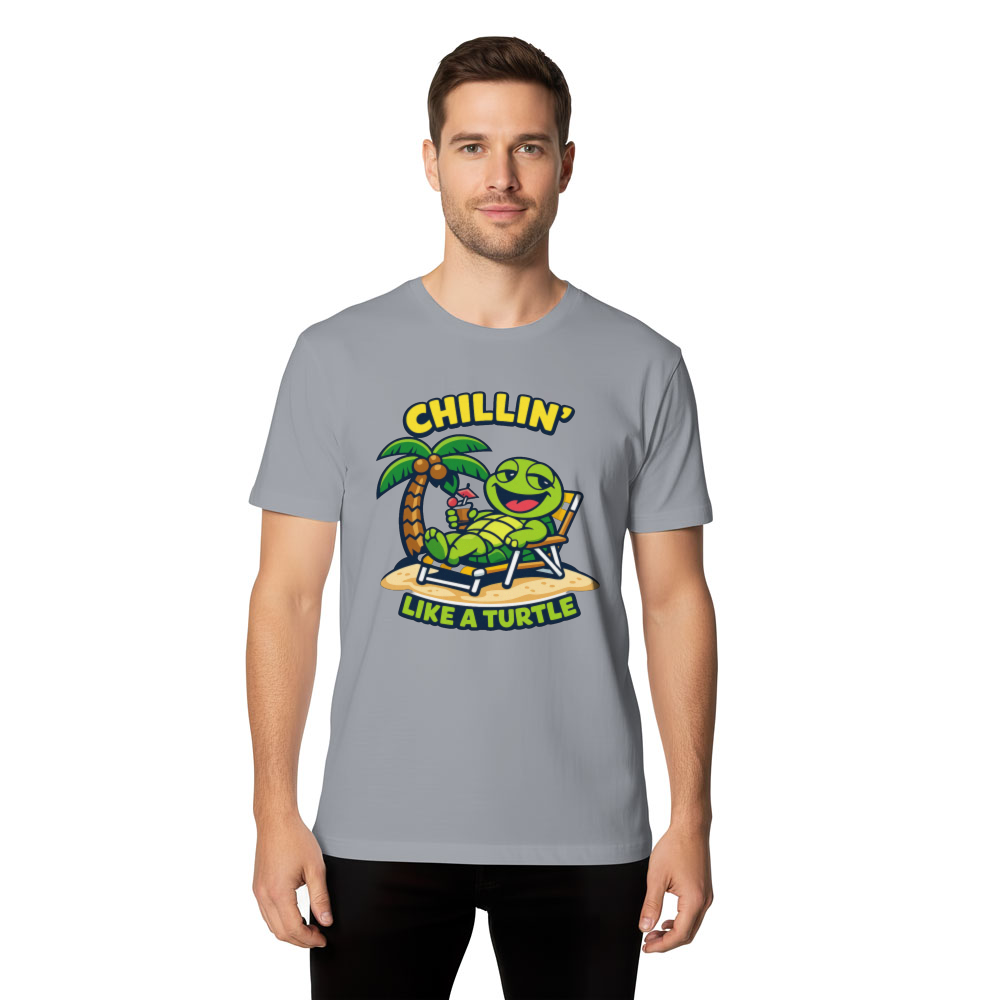 Goofy Turtle Beach Vacation T-Shirt Cute Tropical Chill Design Cute Gifts for Men Women Boy Kids T-Shirt