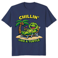 Goofy Turtle Beach Vacation T-Shirt Cute Tropical Chill Design Cute Gifts for Men Women Boy Kids T-Shirt