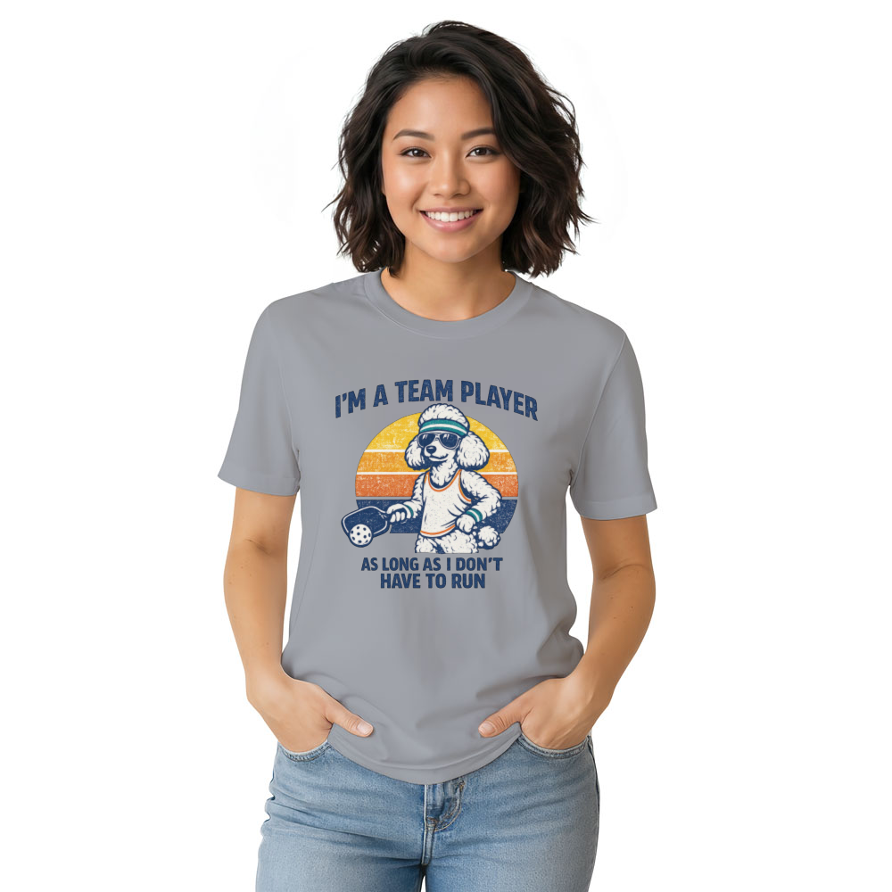 Stylish Poodle Pickleball Tee For Casual Players Sarcastic Gifts for Men Women Boy Kids T-Shirt