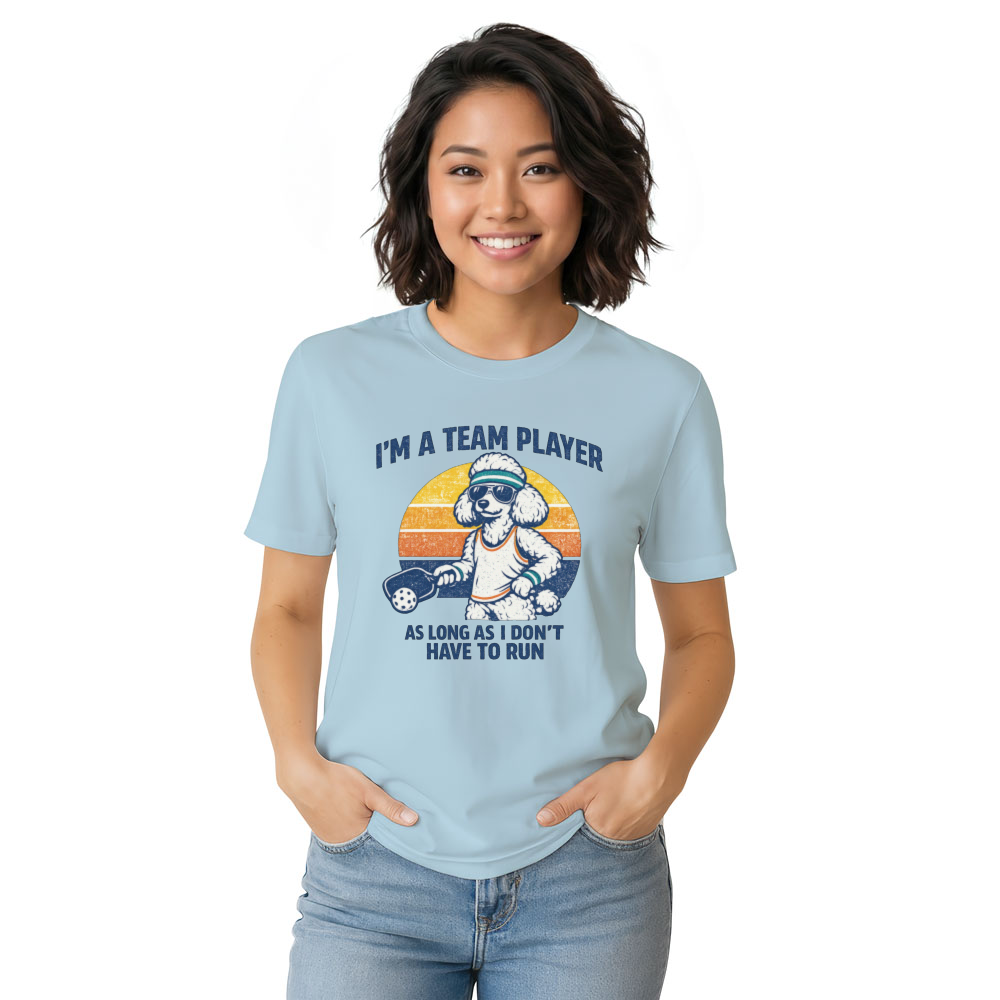 Stylish Poodle Pickleball Tee For Casual Players Sarcastic Gifts for Men Women Boy Kids T-Shirt