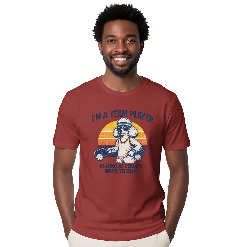Stylish Poodle Pickleball Tee For Casual Players Sarcastic Gifts for Men Women Boy Kids T-Shirt
